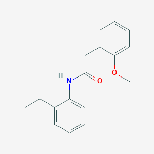 molecular formula C18H21NO2 B5572161 N-(2-异丙基苯基)-2-(2-甲氧基苯基)乙酰胺 