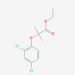 molecular formula C12H14Cl2O3 B5572283 ethyl 2-(2,4-dichlorophenoxy)-2-methylpropanoate 