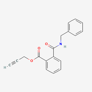 molecular formula C18H15NO3 B5572555 2-propyn-1-yl 2-[(benzylamino)carbonyl]benzoate 