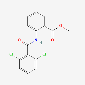molecular formula C15H11Cl2NO3 B5572607 2-[(2,6-二氯苯甲酰)氨基]苯甲酸甲酯 CAS No. 5740-45-4