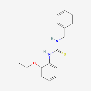 molecular formula C16H18N2OS B5572721 N-苄基-N'-(2-乙氧基苯基)硫脲 