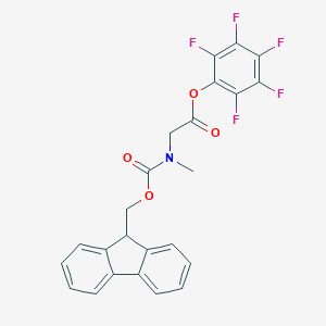 molecular formula C24H16F5NO4 B557275 Fmoc-肌氨酰-OPfp CAS No. 159631-29-5