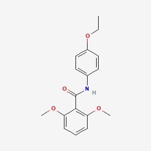 molecular formula C17H19NO4 B5572807 N-(4-乙氧基苯基)-2,6-二甲氧基苯甲酰胺 