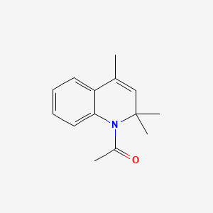 molecular formula C14H17NO B5572837 1-acetyl-2,2,4-trimethyl-1,2-dihydroquinoline CAS No. 5855-23-2