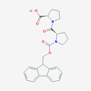 molecular formula C25H26N2O5 B557284 Fmoc-Pro-Pro-OH CAS No. 129223-22-9
