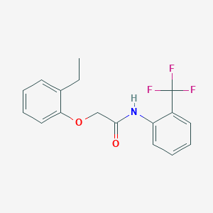 molecular formula C17H16F3NO2 B5572879 2-(2-ethylphenoxy)-N-[2-(trifluoromethyl)phenyl]acetamide 