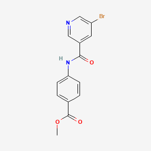 Methyl 4-{[(5-bromopyridin-3-yl)carbonyl]amino}benzoate