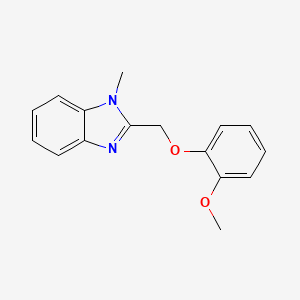 2-[(2-methoxyphenoxy)methyl]-1-methyl-1H-benzimidazole