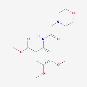 methyl 4,5-dimethoxy-2-[(4-morpholinylacetyl)amino]benzoate