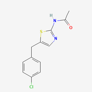 N-[5-(4-chlorobenzyl)-1,3-thiazol-2-yl]acetamide