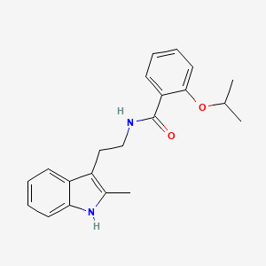 2-isopropoxy-N-[2-(2-methyl-1H-indol-3-yl)ethyl]benzamide