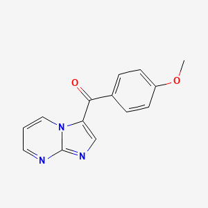 imidazo[1,2-a]pyrimidin-3-yl(4-methoxyphenyl)methanone