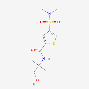 4-[(dimethylamino)sulfonyl]-N-(2-hydroxy-1,1-dimethylethyl)-2-thiophenecarboxamide