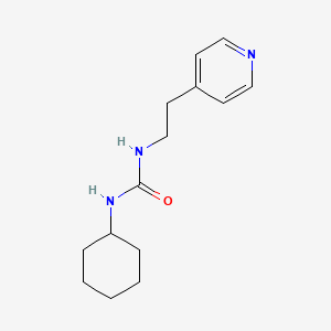 1-cyclohexyl-3-[2-(pyridin-4-yl)ethyl]urea