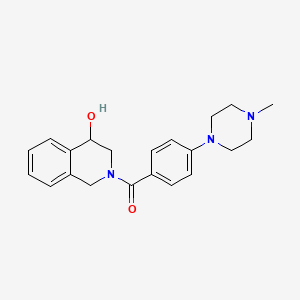 2-[4-(4-methylpiperazin-1-yl)benzoyl]-1,2,3,4-tetrahydroisoquinolin-4-ol