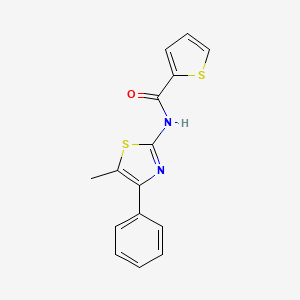 N-(5-methyl-4-phenyl-1,3-thiazol-2-yl)-2-thiophenecarboxamide