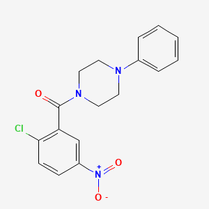 1-(2-chloro-5-nitrobenzoyl)-4-phenylpiperazine