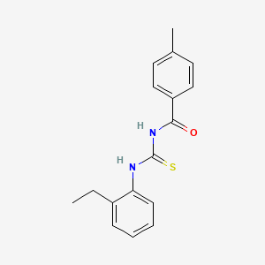 N-[(2-ethylphenyl)carbamothioyl]-4-methylbenzamide