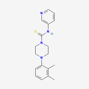 4-(2,3-DIMETHYLPHENYL)-N-(3-PYRIDINYL)-1-PIPERAZINECARBOTHIOAMIDE