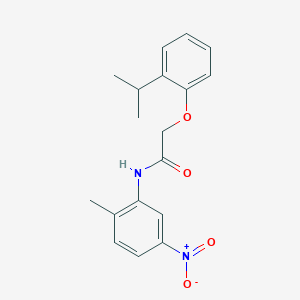 2-(2-isopropylphenoxy)-N-(2-methyl-5-nitrophenyl)acetamide