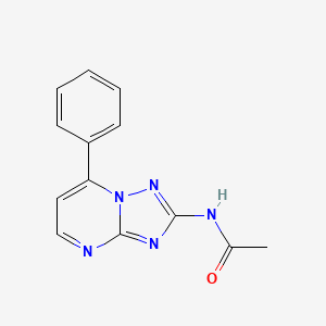 N-(7-phenyl[1,2,4]triazolo[1,5-a]pyrimidin-2-yl)acetamide