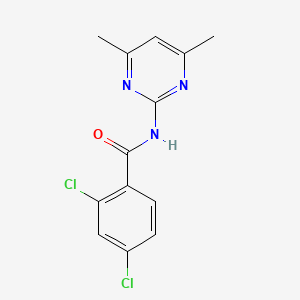 2,4-dichloro-N-(4,6-dimethylpyrimidin-2-yl)benzamide