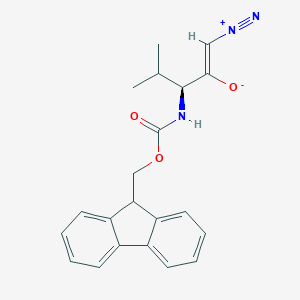 molecular formula C21H21N3O3 B557355 Fmoc-L-缬氨酸-CHN2 CAS No. 193148-58-2