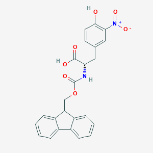 molecular formula C24H20N2O7 B557361 Fmoc-3-硝基-L-酪氨酸 CAS No. 136590-09-5