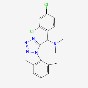 1-(2,4-dichlorophenyl)-1-[1-(2,6-dimethylphenyl)-1H-tetrazol-5-yl]-N,N-dimethylmethanamine