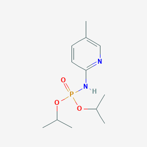 molecular formula C12H21N2O3P B5573703 diisopropyl (5-methyl-2-pyridinyl)amidophosphate 