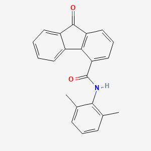 molecular formula C22H17NO2 B5573719 N-(2,6-二甲苯基)-9-氧代-9H-芴-4-甲酰胺 