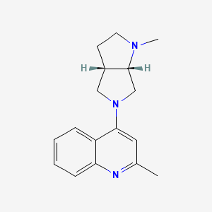 2-methyl-4-[(3aS,6aS)-1-methylhexahydropyrrolo[3,4-b]pyrrol-5(1H)-yl]quinoline