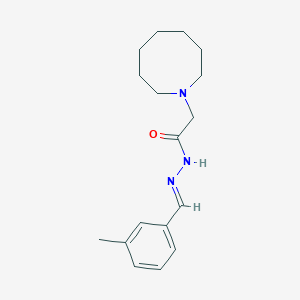 2-(1-azocanyl)-N'-(3-methylbenzylidene)acetohydrazide