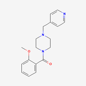 (2-METHOXYPHENYL)[4-(4-PYRIDYLMETHYL)PIPERAZINO]METHANONE