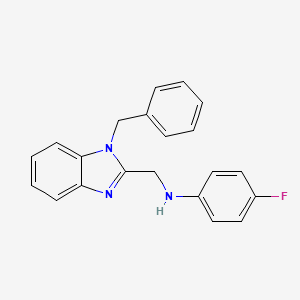 N-[(1-benzyl-1H-benzimidazol-2-yl)methyl]-4-fluoroaniline