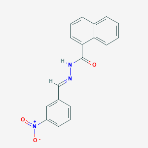 N'-(3-nitrobenzylidene)-1-naphthohydrazide