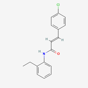 3-(4-chlorophenyl)-N-(2-ethylphenyl)acrylamide