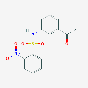 N-(3-acetylphenyl)-2-nitrobenzenesulfonamide