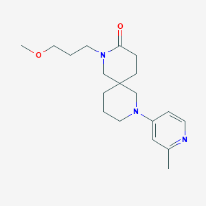 2-(3-methoxypropyl)-8-(2-methyl-4-pyridinyl)-2,8-diazaspiro[5.5]undecan-3-one