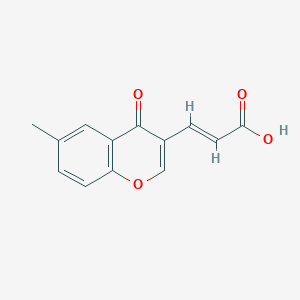 3-(6-methyl-4-oxo-4H-chromen-3-yl)acrylic acid