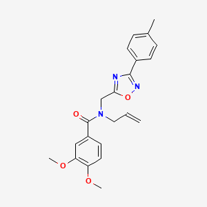 N-allyl-3,4-dimethoxy-N-{[3-(4-methylphenyl)-1,2,4-oxadiazol-5-yl]methyl}benzamide