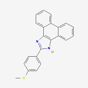 2-[4-(methylthio)phenyl]-1H-phenanthro[9,10-d]imidazole