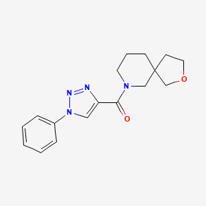 7-[(1-phenyl-1H-1,2,3-triazol-4-yl)carbonyl]-2-oxa-7-azaspiro[4.5]decane