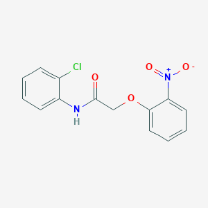 molecular formula C14H11ClN2O4 B5574441 N-(2-chlorophenyl)-2-(2-nitrophenoxy)acetamide 