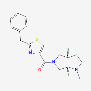 (3aS,6aS)-5-[(2-benzyl-1,3-thiazol-4-yl)carbonyl]-1-methyloctahydropyrrolo[3,4-b]pyrrole