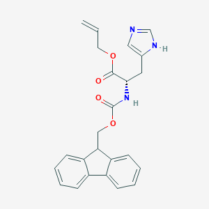 molecular formula C24H23N3O4 B557457 Fmoc-L-组氨酸-O烯丙基酯 CAS No. 220932-33-2