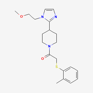 4-[1-(2-methoxyethyl)-1H-imidazol-2-yl]-1-{[(2-methylphenyl)thio]acetyl}piperidine