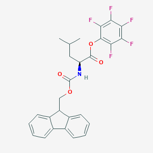 molecular formula C27H22F5NO4 B557483 Fmoc-亮氨酸-OPfp CAS No. 86060-88-0