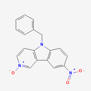 5-benzyl-8-nitro-5H-pyrido[4,3-b]indole 2-oxide