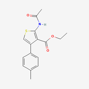 ethyl 2-(acetylamino)-4-(4-methylphenyl)-3-thiophenecarboxylate